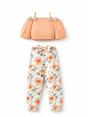 Σετ ένδυσης για κορίτσι με λουλουδάτα σχέδια